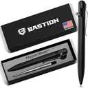 BASTION® Luxury Bolt Action Pen, Durable Professional Ballpoint Pen with Fine Tip, EDC Pen, Ink Refillable Pen for Birthday Gift, Travel Pen for School and Work