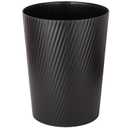 UUJOLY Small Trash Can Wastebasket Garbage Can Container Bins for Bathrooms, Laundry Room, Kitchens, Offices, Kids Rooms, Dorms (Black) (1 Pack)