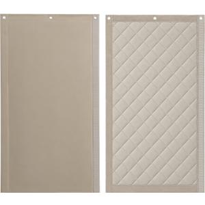 JaneTech Soundproof Curtains for Bedroom, Studio & Home Office, Sound Dampening Acoustic Curtain with Soft Velvet Backing, Noise Reducing Room Divider Panel,70.9 x 39.4 Inch, Oatmeal Sand