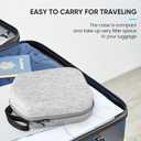 sarlar Hard Carrying Case Compatible with Meta Quest 3S/Quest 3/Oculus Quest 2/Vision Pro Official Original/Elite Strap VR Headset and Controller Accessories, Suitable for Travel and Home Storage