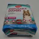 Simple Solution Female Dog Diapers  Disposable Leak-Proof Diapers for Incontinence, Potty Training, and Heat Cycle  Adjustable Fit for Medium Dogs with 1523 Inch Waist  30 Count
