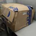 IASEAHK Outdoor Seat Cushion Set, Waterproof & Fade Resistant Patio Chair Cushions, Outdoors Cushion for Patio Furniture, 24 x 24 x 4 Inch, Outdoor Couch Cushions with Handle and Ties, Navy Blue