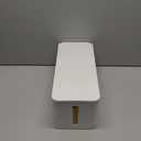 Cable Organizer Box Set of Three, Power Cover Cord Holder Surge Protector for Desk (White)