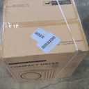 Euhomy Compact Laundry Dryer, 3.5 cu ft Front Load Stainless Steel Clothes Dryers With Exhaust Pipe, 1500W, LCD Control Panel Four-Function Portable Dryer For Apartments, Home, Dorm, White