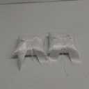 2 PCS Wedding Ring Pillow, Ivory Ring Bearer Pillow, Simple Collection of Big Bow, Ring Bearer Holder for Wedding Party Ceremony