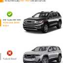 Roof Rack Cross Bars Fit for 2017-2023 GMC Acadia with Side Rails, Easy Install 220 lbs Aluminum Crossbars Cargo Carrier, Rooftop Accessories for Bike Kayak Surfboard Skis Luggage