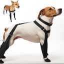 Dog Suspender Booties, 2026 New Waterproof Adjustable Dog Paw Leggings, Anti-Slip Boots for Dogs, Snow, Rain, Hiking, and Winter Protection, XL Size, Paws Protector for Active Dogs