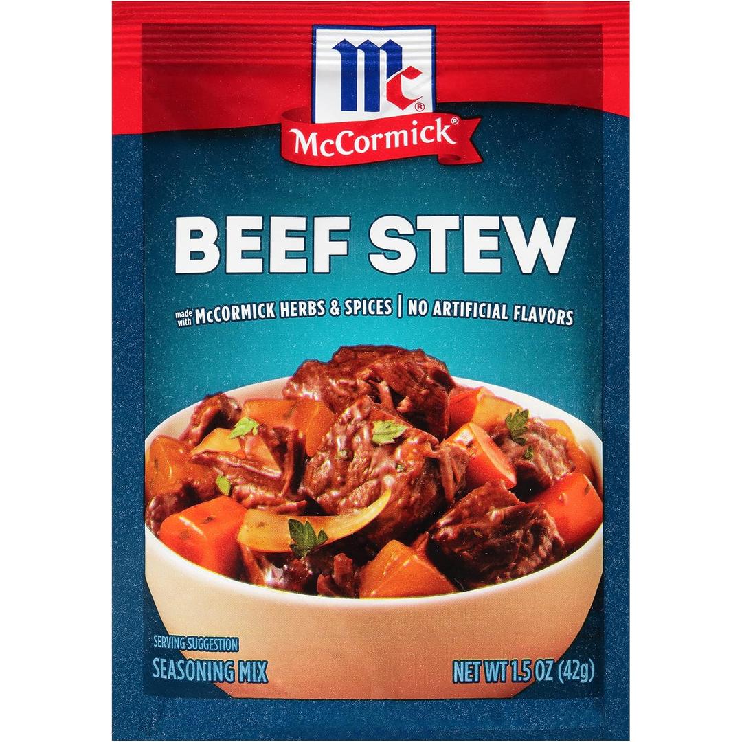 10 x McCormick Classic Beef Stew Seasoning Mix Packet, 1.5 oz (EXP 07/28/26)