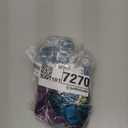 Silk Satin Bonnet Hair Cap: 2pcs 17inch Diameter Extra Large Jumbo Sleeping Satin Bonnets with Comfortable Flower Band - High Density Bonnets for Women Braids Curly Night Cap (Purple & Teal)