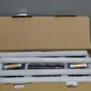 iThird Battery Operated Wall Sconces Set of 2: 10000mAh Rechargeable Wall Lights with Remote Control, 360 Rotate Wireless Wall Scone Decor for TV/Mirror Bedroom Living Room, 31.5 Inch, Black