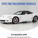 Matte Black Trunk Spoiler Rear Wing for Corvette C6 2005-2013