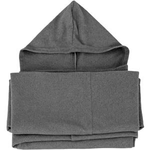 Sleep Pod - Weighted Wearable Blanket Hoodie for Anxiety Relief & Deep Sleep, Portable Personal Sleeping Bag for Travel, Camping, and Cozy Lounging (L-6' 1.6')