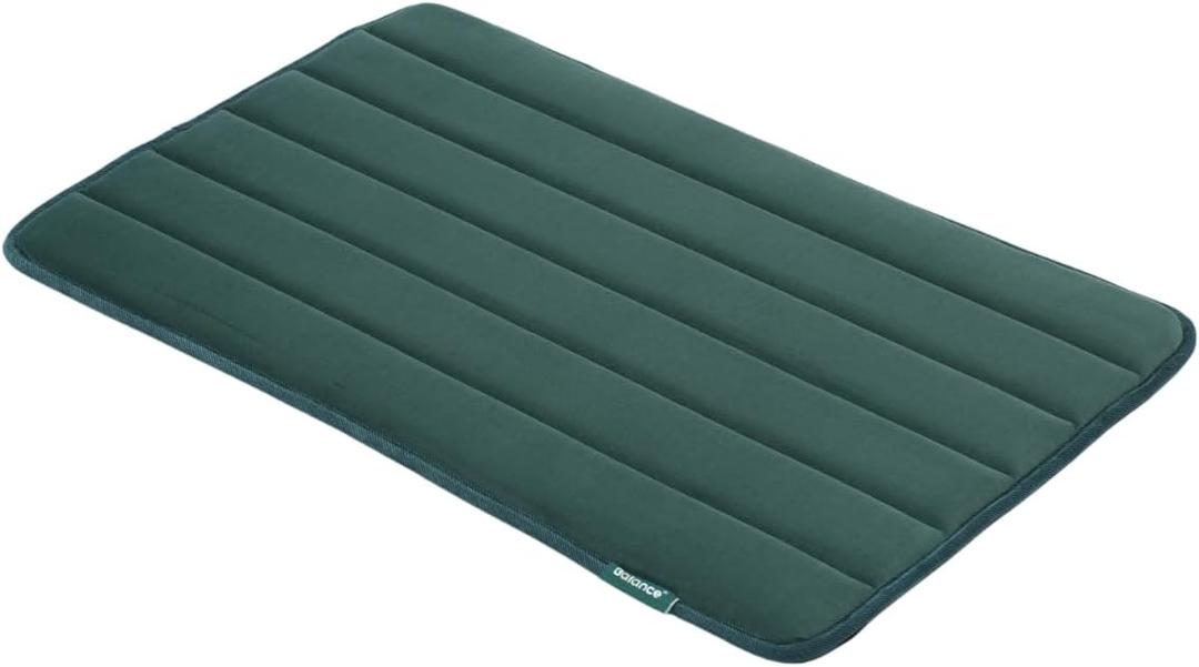 BALANCE Dog Crate Pad, Dog Foam Crate Mat Kennel Pad, Washable Water-Resistant Pet Bed Flat Dogs Cage Mat for Medium Dogs (30.0"L x 19.0"W x 0.8"Th, Green)