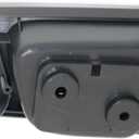 For Honda Pilot 2003-2008 Door Handle Driver and Passenger Side | Pair | Front | Interior | Dark Gray Bezel With Chrome Lever | With Door Lock Hole | All Submodels | Plastic | 72165S9VA01ZE, 72125S9VA