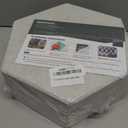 Amantech 12 Pack Acoustic Panels Self Adhesive Sound Proof Foam, High Density Sound Acoustic Foam Panel, 12X10.23X0.4 Inch Hexagon Wall Panels in Home, Office, Reccording Room, Studio(Beige)