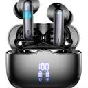  Xinwld Wireless Earbuds, Bluetooth 5.3 Headphones in Ear with HiFi Stereo Deep Bass, 4 ENC Noise Cancelling Mic Wireless Earphones 40H Playtime, USB-C