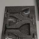 GIHOP Nick and Nora Cocktail Glasses, 5.8Oz Hand Blown Martini Glasses Set of 4, 100% Lead-Free Crystal Coupe Glassware, Small Cocktail Glasses for Manhattan, Cosmopolitan, Espresso with Gift Box