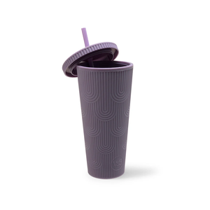 Mermaid Scale Matte Tumbler- Lilac