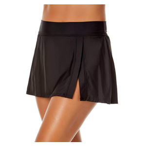Women's Banded Side Slit Skirt Swim Bottom, Size 22W