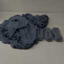 9 Pack Dusty Blue Table Runner 10ft Boho Gauze Fabric Cheesecloth Table Runner 35 x 120 Inch Rustic Sheer Runner for Wedding Decor Baby Shower Party Table Centerpiece Decorations