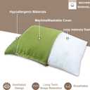 Camping Memory Foam Pillow Travel Pillow Compressible Medium Firm, Soft Comfortable and Breathable, Ideal Backpacking Hiking and Airplane