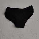 OVRUNS Period Swimwear Leakproof Bikini Brief Bottoms Waterproof Menstrual Swim Bottoms for Teens, Girls, Women (X-Small, Black Ii)