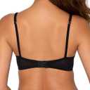 Smart & Sexy Women's Mesh Plunge Bra (Black), Size 36D