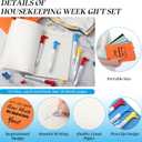 18 Pcs Christmas Appreciation Gifts Set Includes 9 Inspirational Notebook Journals & 9 Motivational Thumbs up Pens, Thank You Gifts Bulk for Employees Office Staff Teachers MA CMA Nurses