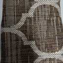 JONATHAN Y Moroccan Trellis Indoor Outdoor Area Rug 8X10 Espresso/Taupe, Trebol Textured Weave for Backyard, Patio, Porch, Easy-Cleaning, High Traffic, Pet-Friendly, Non-Shedding (SMB109B-8)