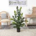 Nearly Natural 4’ Zamioculcas Artificial Silk Plants, Green