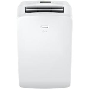 LG 7000 BTU (DOE) / (10500 ASHRAE) Portable Air Conditioners Cools 300 Sqft Easy Install & Remote Control LCD Display Eco-friendly Small Room Air Conditioner AC Unit Cool Home White LP0723WSR