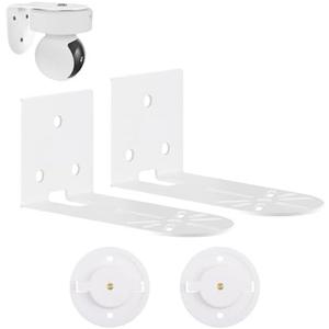 Pack Metal Wall Mount for Kasa Indoor Pan/Tilt Camera EC70 & KC410S – Wall or Ceiling Bracket, Upright or Upside‑Down Install, 360 Degree Adjustable Viewing, Rust‑Proof Steel (Camera Not Included)