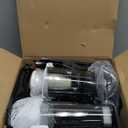 Masticating Juicer Attachment for KitchenAid Stand Mixer, 4.2" Large Feed Chute Fit Whole Vegetables & Fruits, Slow Cold Press Juicing, Includes 2 * 28oz capacity cups and blade replacement