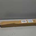 No Drill Zebra Blinds for French Door, 24 5/8" W x 72" L, White