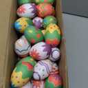 Wenqik 120 Pcs 2.36" Foam Easter Egg for Crafts Small Easter Eggs Artificial Foam Easter Decor for Easter Holiday Game Activities Photo Props Home Supplies(Speckled Style)