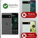 Strong Magnetic for Google Pixel 6 Pro Case Compatible with MagSafe [2024 Upgraded] [Dual Layer Heavy Duty] [Military Shockproof] Rugged Case for Google Pixel 6 Pro Phone Case Slim, Forest Green