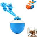 Interactive Dog Ball Toy (3.35x2.76in), 2026 Upgraded Automatic Rolling Ball with 3 Modes, USB Rechargeable, Smart Motion Pet Ball, for Small Medium Large Dogs Indoor Outdoor Play (Blue)