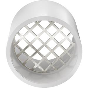 PVC Vent Cap for 2" Schedule 40 Pipe, Stainless Steel Mesh Termination Cover, Round Furnace & Roof Exhaust Vent Cap, No Elbow or Coupling Required
