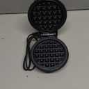 Dash Mini Waffle Maker- Compact Electric Iron for Creative Homemade Treats - PTFE nonstick surface - Easy-to-Clean - Perfect for Kids & Families - Silver (4 Inch)