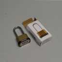 4 Digit Combination Lock, Heavy Duty Combo Padlock with Long Shackle for Outdoor Use,Sheds, Locker, Storage Unit, Gym and Gate