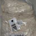 SearchI Waterproof Dining Chair Seat Covers Set of 6, Washable Stretch Jacquard Seat Covers for Dining Chairs, Dining Room Seat Cover Protector (Rear-Covered, Beige Jacquard)