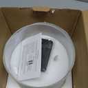 Eywamage 3 Wick Clear Glass Flameless Candle with Remote, Large Flickering LED Battery Pillar Candle  6" H 6"