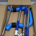 Volleyball Spike Trainer - Retractable Height 64.1-86.6 Inches, Real Ball Feel Hitting Tool for Spiking/Jumping/Serving - Lightweight Non-Slip Durable for All Levels (No Ball)