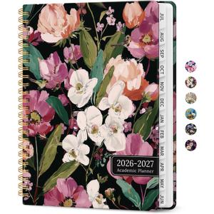 Taja Planner 2026-2027, Jul 2026-Jun 2027 Monthly & Weekly Calendar Planner