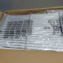 QuliMetal 304 Stainless Steel 7524 Grill Grates & 7621 Flavorizer Bars, 65505 Heat Deflectors for Weber Genesis 300 Series with Front Control Knob, Replacement for Genesis E310 S310 E/S320 E/S330