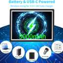Phylosal Rechargeable A2 LED Light Pad 25.2''x18.4'', Magnetic Large Tracing Light Box for Drawing, Diamond Art Light Board with Side Button, 3-Color Modes Light Table for Diamond Painting, Sketching