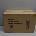 Over The Door Pantry Organizer, Wall Mount Spice Rack, Pantry Hanging Storage and Organization, 8 Adjustable Baskets Heavy-Duty Metal for Home & Kitchen, Back of Door Seasoning Rack - Black