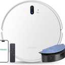 Robot Vacuum and Mop, Strong Suction Robot Vacuum Cleaner, 2 in 1 Hair Vacuum for Salons, Self-Charging Robotic Vacuum with Voice/APP/Remote Control for Hard Floor, Pet Hair, Low-Pile Carpet
