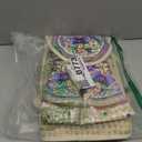 Goodhan Vintage Embroidered Backpack Purses for Women - Boho Shoulder Bag for Travel, Ethnic Floral Mini Back Pack, Lightweight Handbags for Daily Use (Beige-Purple)