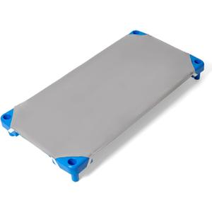 Comfyanno Cot Sheets for Daycare Tollder Size - Fits 23" x 40" Cot, 10 Pack Bulk, Daycare Essentials, Soft & Comfortable Fitted Cot Cover, for Preschool Kids Nap Time, Brushed Microfiber - Grey